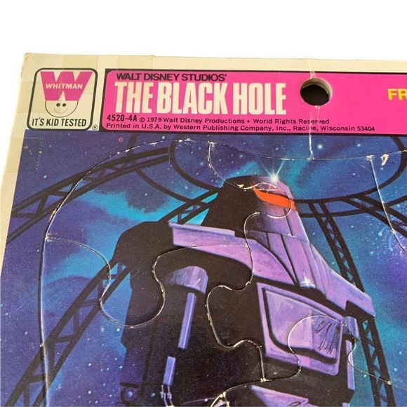 Vintage Walt Disney The‎ Black Hole Tray Puzzle - Buy 4 Items Get 25% Off - Picture 3 of 6
